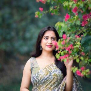 Designer Linen Cotton Sarees