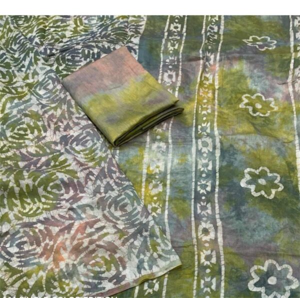 Designer Linen Cotton Sarees - Image 8