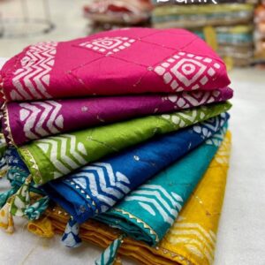 Designer Batik Sarees