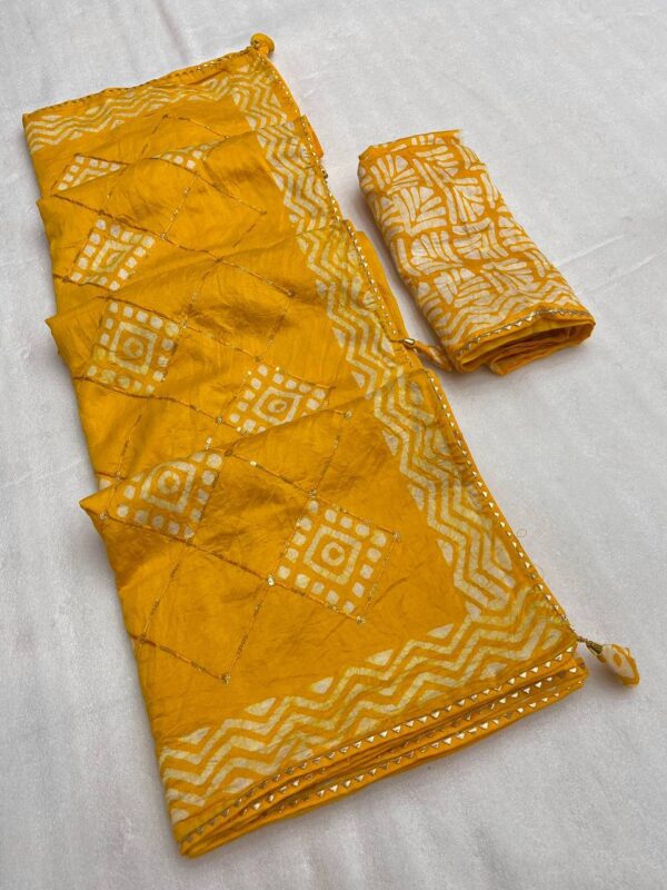 Designer Batik Sarees - Image 7