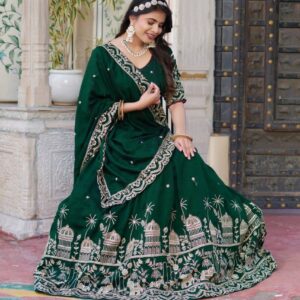 Designer Rajwadi Lehenga Choli