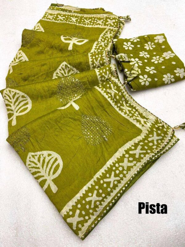Designer Batik Print Sequence Star - Image 9