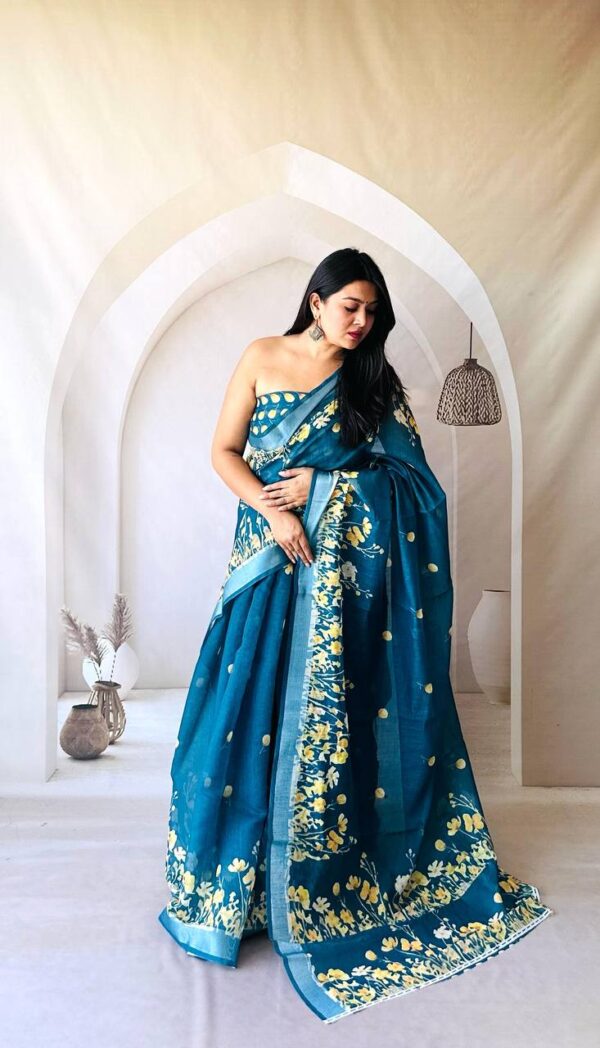 Designer Lenin Sarees - Image 6
