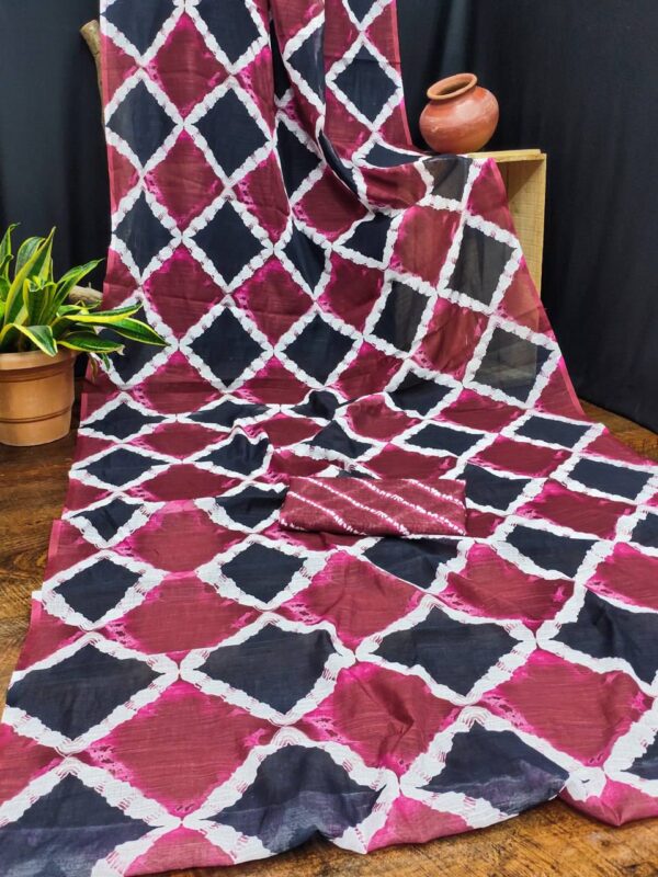 Designer Linen Sarees - Image 6