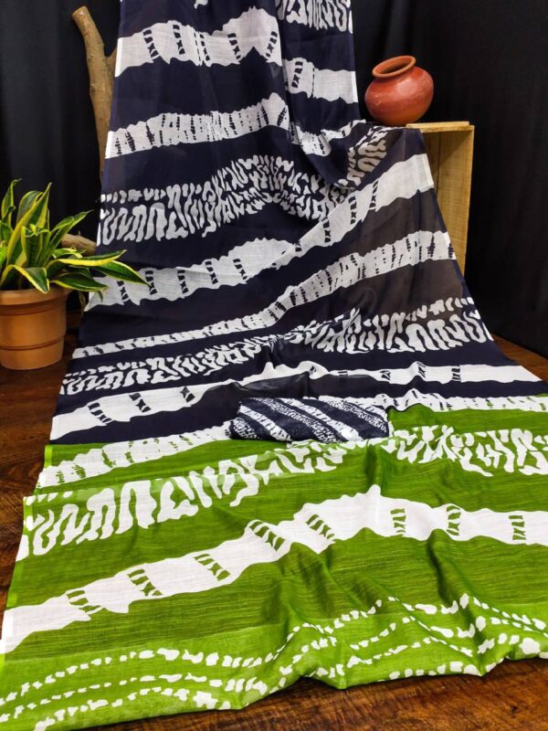 Designer Linen Sarees - Image 5