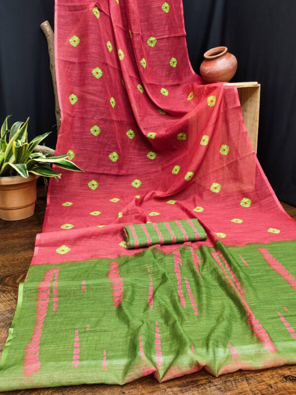 Designer Linen Sarees - Image 2