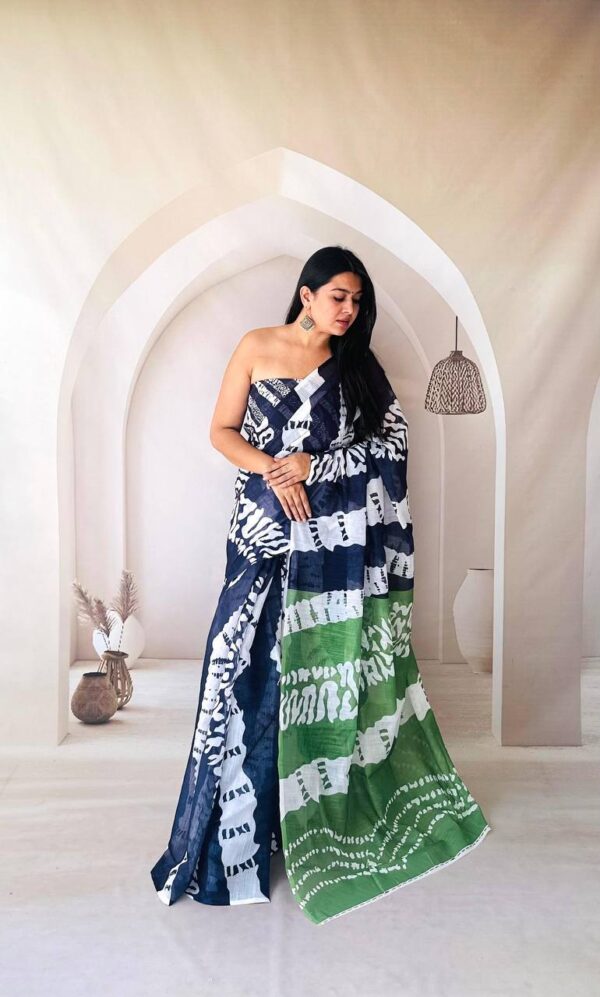 Designer Linen Sarees - Image 8