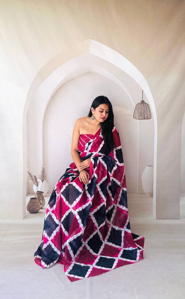 Designer Linen Sarees - Image 9