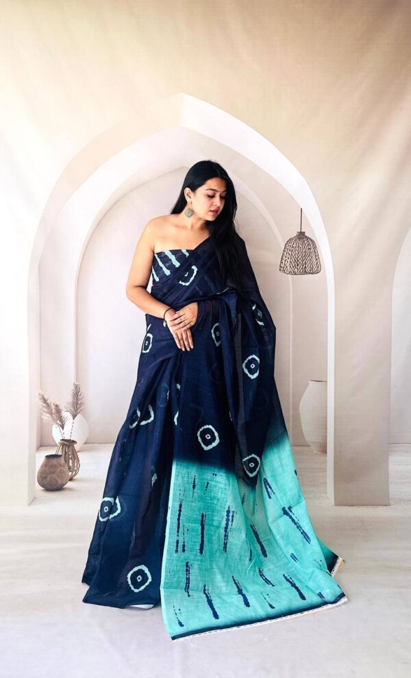 Designer Linen Sarees
