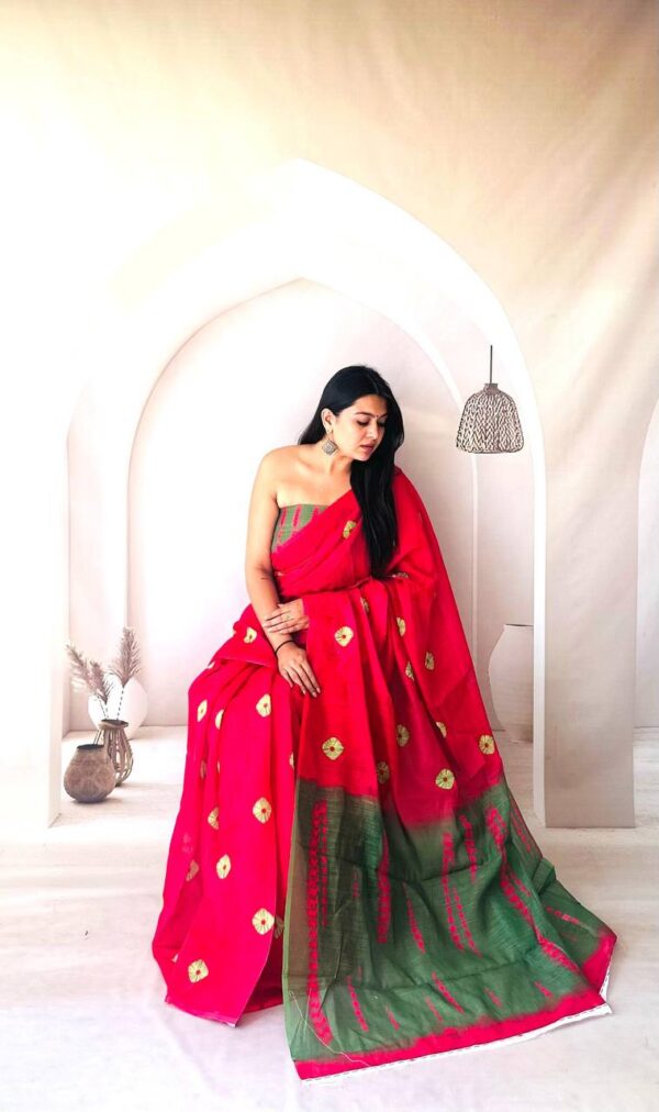 Designer Linen Sarees - Image 15