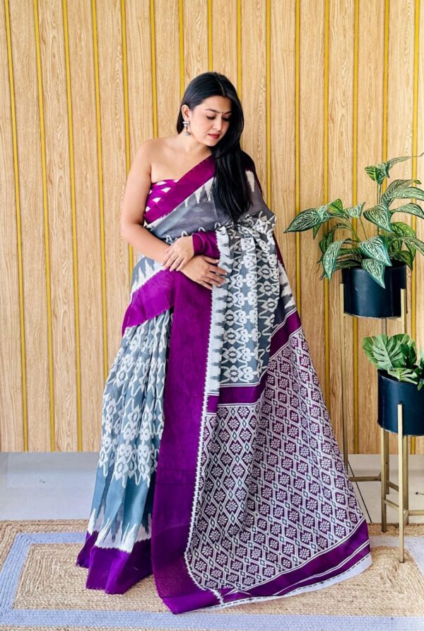 Designer Chic Linen Sarees