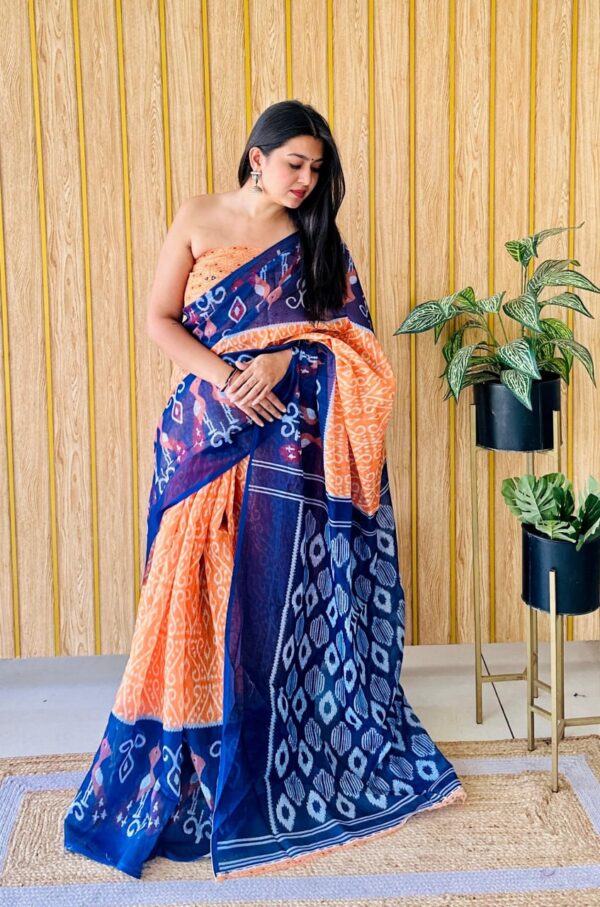 Designer Chic Linen Sarees - Image 14