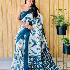 Designer Linen Sarees