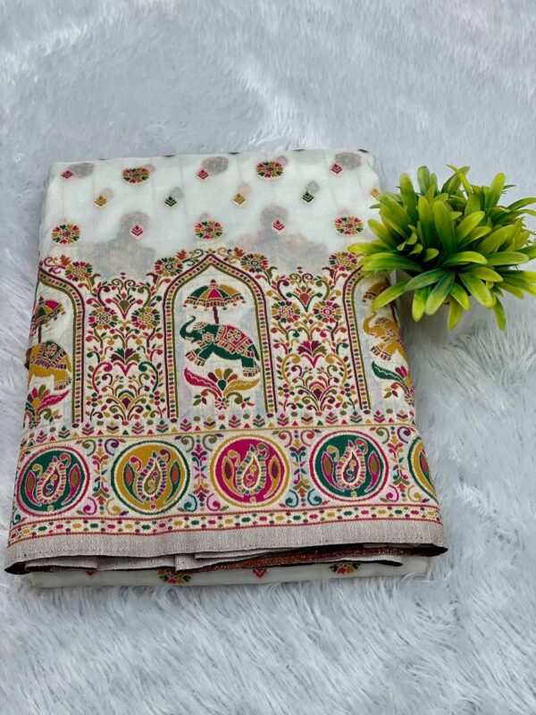 Designer Rajwadi Sarees - Image 13