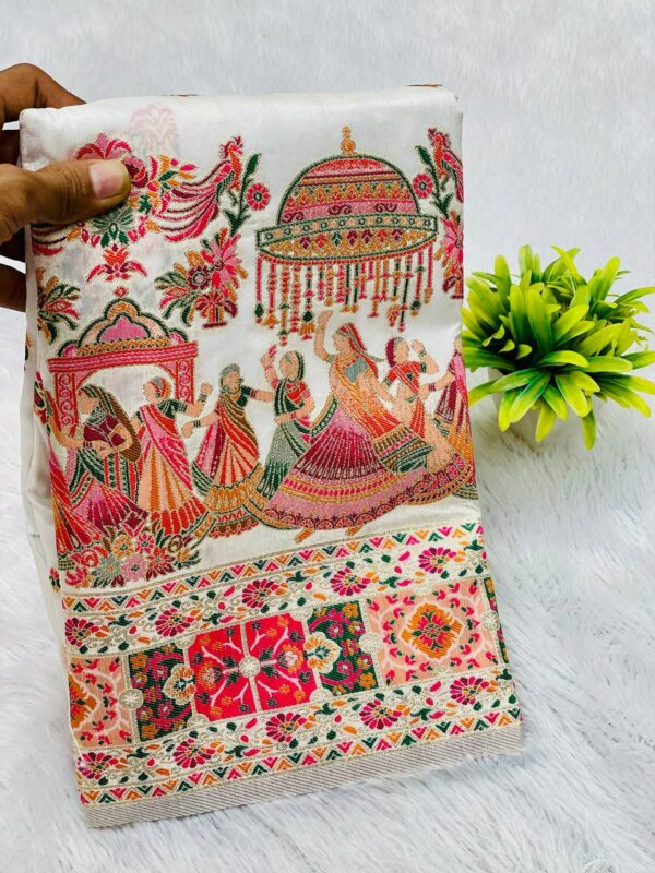 Designer Rajwadi Sarees - Image 15
