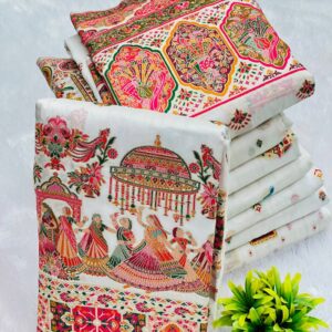 Designer Rajwadi Sarees