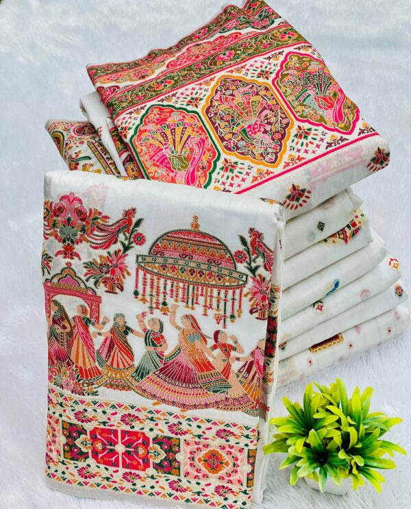 Designer Rajwadi Sarees