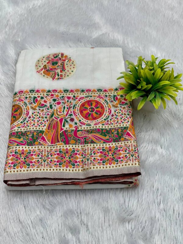 Designer Rajwadi Sarees - Image 8