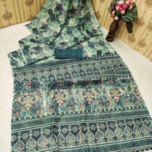 Designer Linen Silk Cotton Sarees