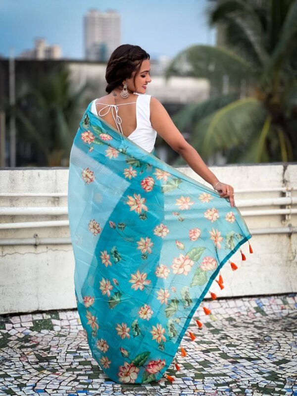 Designer Pichwai Sarees - Image 4