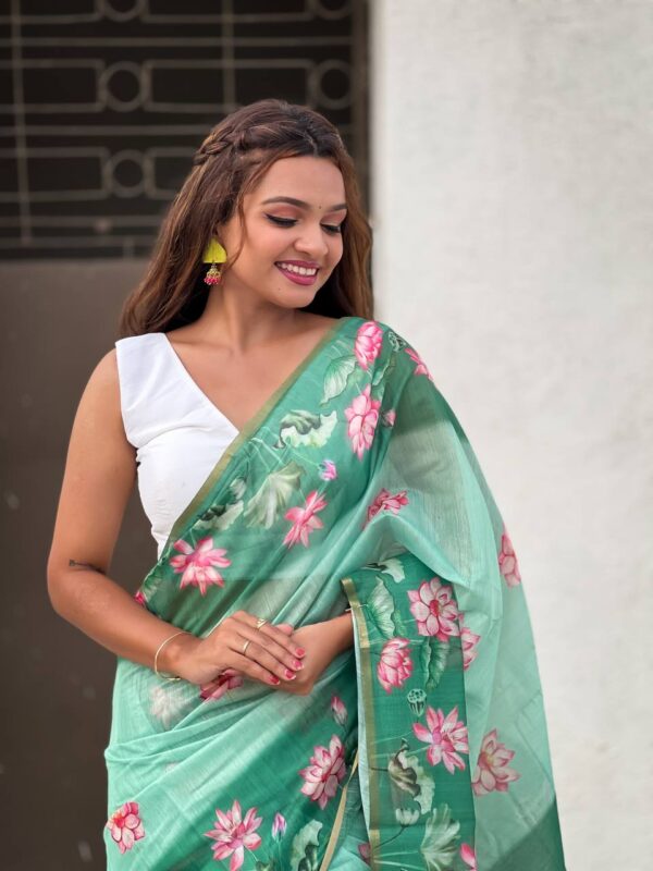Designer Pichwai Sarees - Image 5
