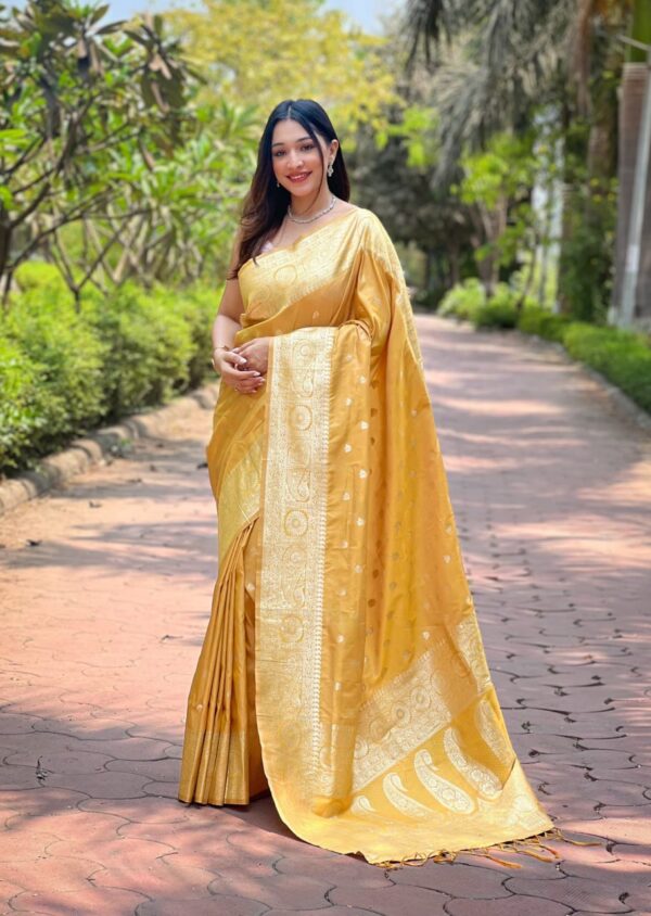 Designer Banarasi Silk Sarees - Image 3