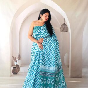 Designer Linen Sarees
