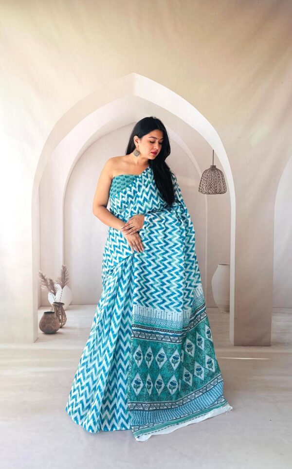 Designer Linen Sarees