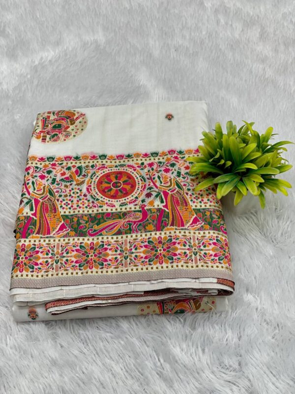 Designer Rajwadi Sarees - Image 4